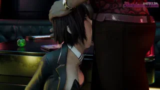 Yuffie Bunny Girl Fucked Hard in Night Club [Sharlean Tails]