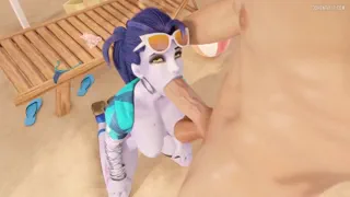 Widowmaker Face Fucked Hard With Big White Cock [LM19]