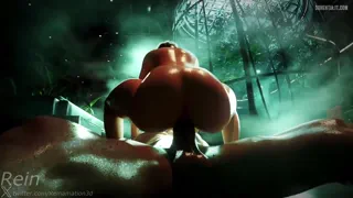 Tracer Riding Huge Cock [Reinamation3D]