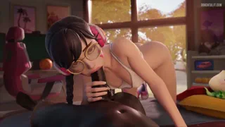 D.va BBC Blowjob POV [GrandCupido]