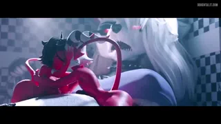 Millie listening to Moxxie and Giant Loona - Helluva Boss Rule 34 Scene Explodes with Loona XXX Heat [Scrag]