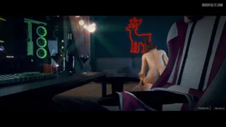 D.va Cowgirl on Xmas (Naked) – Overwatch nude D.Va riding hard under the tree [Oolay Tiger] [VGErotica]