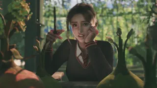 Hermione got fucked by plant tentacles – ZMSFM Hermione R34 trap deep in Hogwarts vines [Zmsfm]