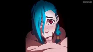 Jinx Blowjob POV [Khexxi][Bigdarkpp]
