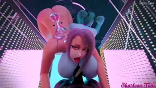 Rebecca Fucked Hard While Lucy Thirsty Watching [Sharlean Tails]