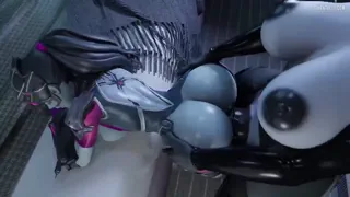 Widowmaker Fucked Hard With HorseCock StrapOn [Rekin3D]
