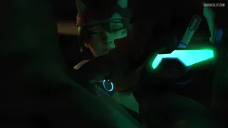 D.Va Showing Kiriko How To Suck BBC on AfterParty [ViciousFox]