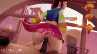 D.Va Riding HorseCock Dildo [GrandCupido]