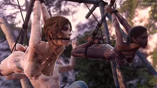 Lara And Sheva Hardcore Hanging Bondage [Fatcat17]