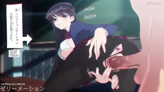 Komi Masturbating While Penetrated [Jellymation]