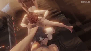 Horizon, Wattson And Wraith Gangbang Orgy [Dzooworks]