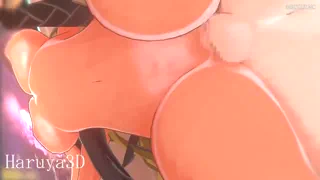 Dehya Fucked in Bathroom Against Glass [Haruya3D]