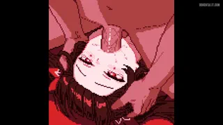 Sparkle face fuck pixel art (Leleka) [Honkai Star Rail] [u/XKillua666]