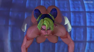 Jolyne making it shake [Jojo&#039;s Bizarre Adventure] (Cybrokrimson)