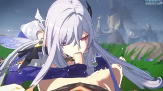 Skirk &amp; Aether in their free time (Horizontalslope) [u/Thunder_God_97]