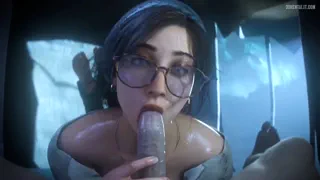 Monster Hunter Wilds Alma blowjob and swallow [u/Thunder_God_97]