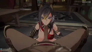 [Genshin Impact] Dehya mind controlled by Akasha system (Tir_al) [u/Thunder_God_97]