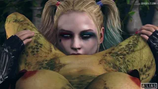 Harley Quinn eating out Poison Ivy (Dc Universe) [A.lias] [u/Apexlord05]