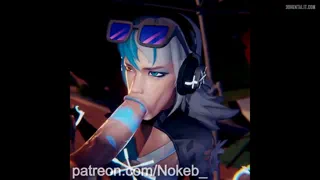 Luna Snow Blowjob After The Beach | Animation by (Nokeb) [Marvel Rivals] [u/HeatKillsBacteriaDKF]