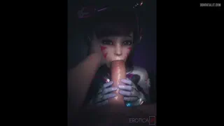 D.va blowjob (Vgerotica) [Overwatch] [u/GomuGomuNoWeiner]