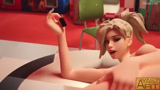 Mercy Loves Echos New HorseCock Strapon Feature [Ayasz]