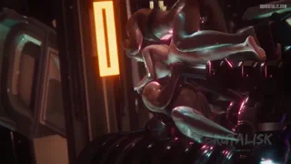 Eve Anal Fucked While Machine Pounding Her Pussy [Brutalisk3d]