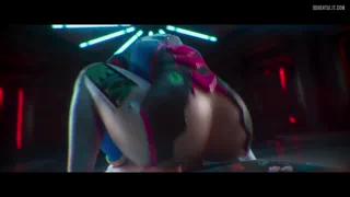 D.Va Bouncing on Big Cock [Gribabos]