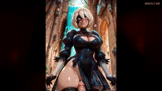 2B from Nier is the ultimate waifu for NSFW content