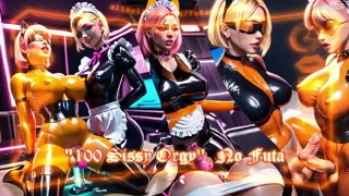 [Release] 🔥 [Futa Sissy Submale Captions] "1 Locked 100 Orgy"💋💖🔐 (Animated Sissy Captions #4) - Futamaxxing (⁠ ⁠◜⁠‿⁠◝⁠ ⁠) ⁠♡