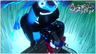 Got Thrown Over A Bench And Pinned To It Via This Monsterz Giant Peen~ >w