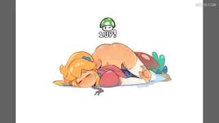 Princess Peach earns a 1UP (Squeezable)