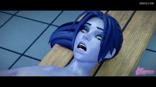 Vendetta handjob and frotting with Widow (From Kaeporansfw 6min Long Video)