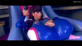 D.va solo fingering [Overwatch] ( Kaepora)