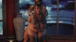 Catwoman pounding [Dc] (Rigid3d)