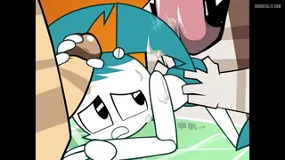 Anime Hentai Jenny getting tossed around and used (Zone) [My Life As A Teenage Robot]
