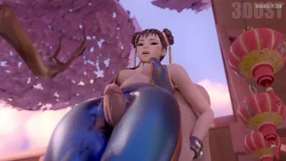 Chun-li squeezing you dry (Threedust)