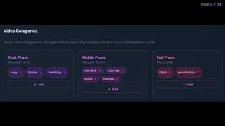 I made a website with interactive JOI games