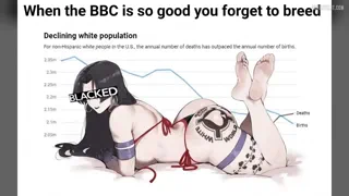 Sincerely your place is at my feet don't even approach me whiteboi you are disgusting let me enjoy with my black King and you on your side accept your extinction you are useless and weak