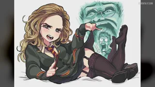 I don't remember (Hermione) being a slut like that, but it's probably been too long to remember, right? Would you give your wand for some magic