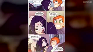 Raven x gwen (Khartemis) [Ben 10 &amp; Teen Titans]
