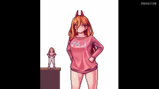 Cute Power Undressing (Deepmin2929) [Chainsawman]