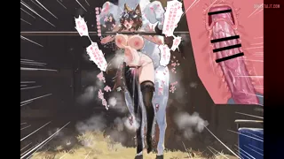 Being a female knight is hard work. You need to satisfy your stallion before every patrol (Dd_yudachi_poi)