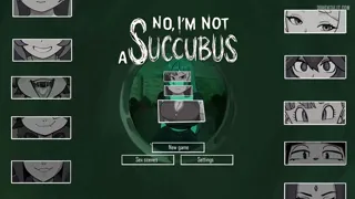 No i'm not a succubus title screen animated
