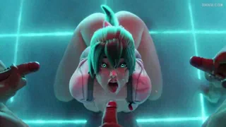 You were a good little healer today now get on your knees so the team can give you your well earned reward