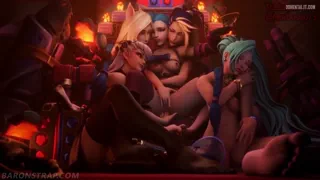 Girls' Night [League Of Legends] (Baronstrap)