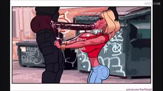 Bitchy bimbo will never admit it but loves to be fucked hard by strong black men