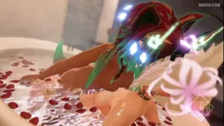 Taking turns riding each other