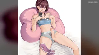 After wishing on a shooting star your wish came true, one random morning your girlfriend wakes up with a surprise she has morning wood