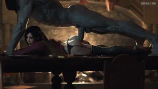 Ada getting proneboned by Mr. X (Leeterr) [Resident Evil]