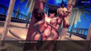 Catgirls Having Some Fun [Harem Of Ankhutep]